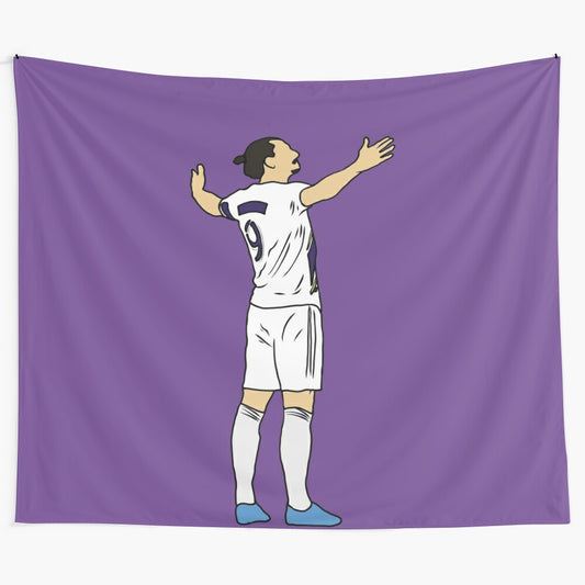 Zlatan Ibrahimovic Inspired Soccer Celebration Tapestry