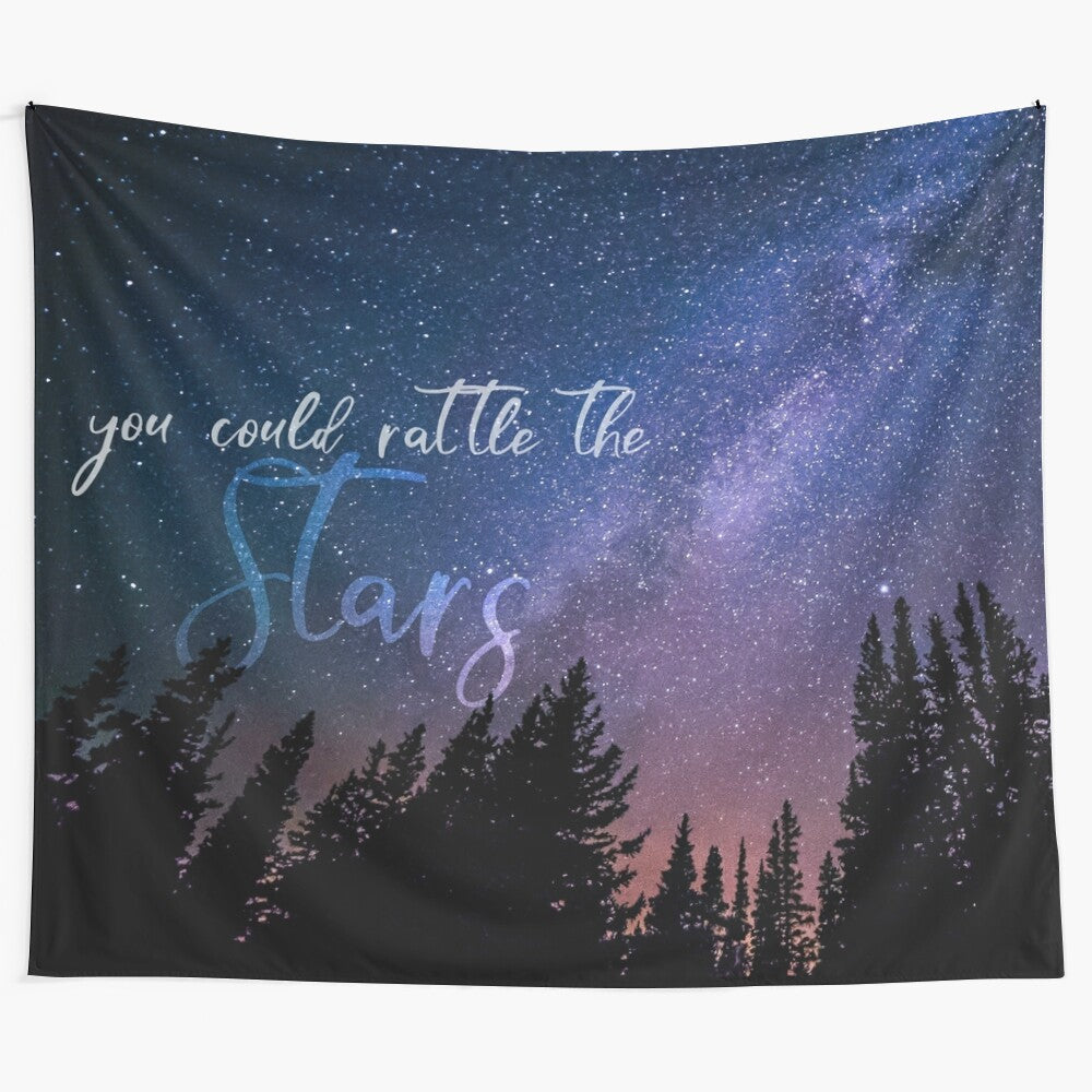 Rattle the Stars Tapestry, Inspired by Throne of Glass Fantasy Series