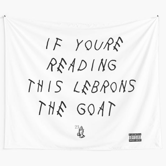 Lebron James Inspired Sports Tapestry Wall Hanging