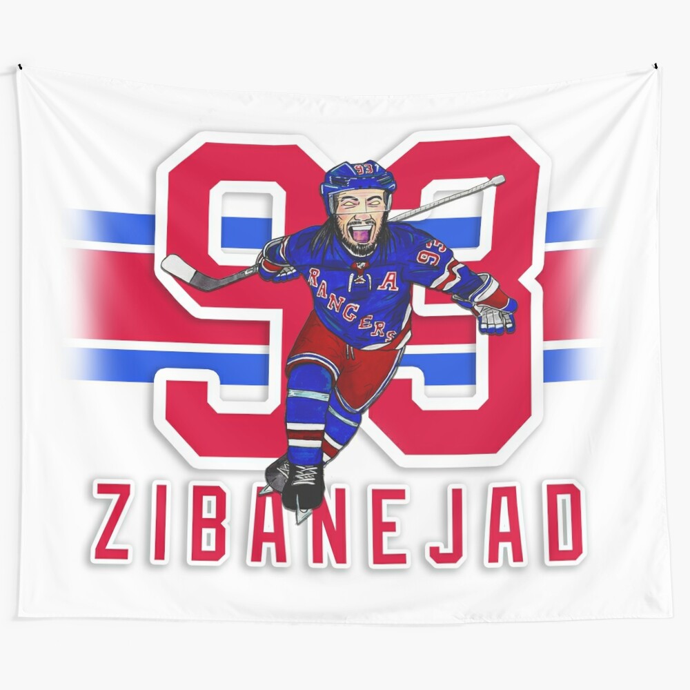 Mika Zibanejad "Z Bad" Inspired Tapestry