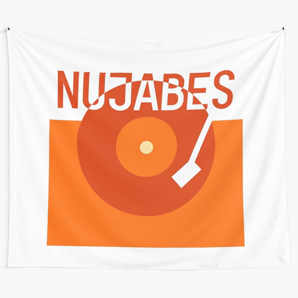 Nujabes-inspired tapestry featuring the renowned producer's artwork