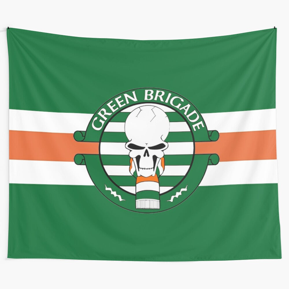 Green Brigade Celtic Football Club Tapestry