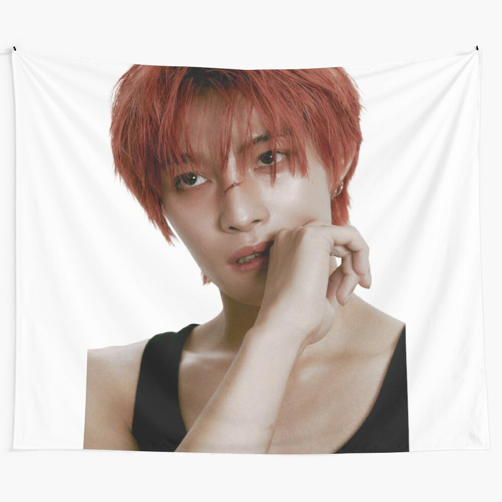 Yangyang WAYV Inspired Fanart Tapestry