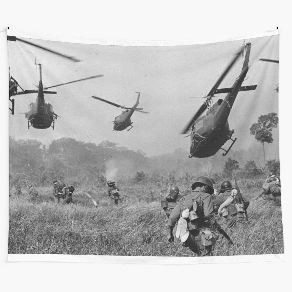 Vietnam War "NAM" military tapestry