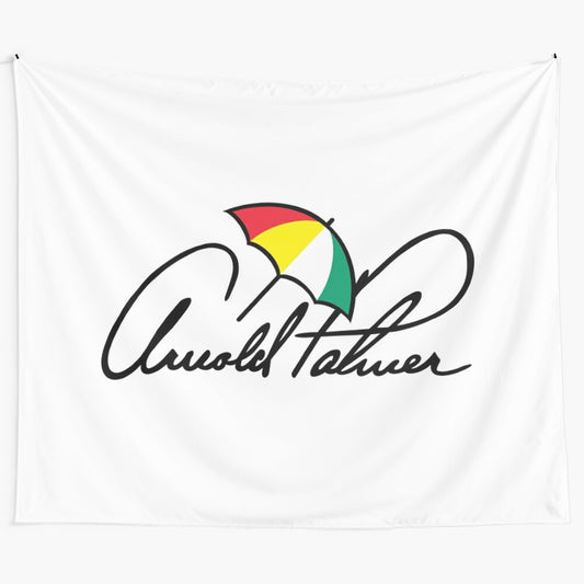 Arnold Palmer Themed Tapestry for Golf and Sports Enthusiasts