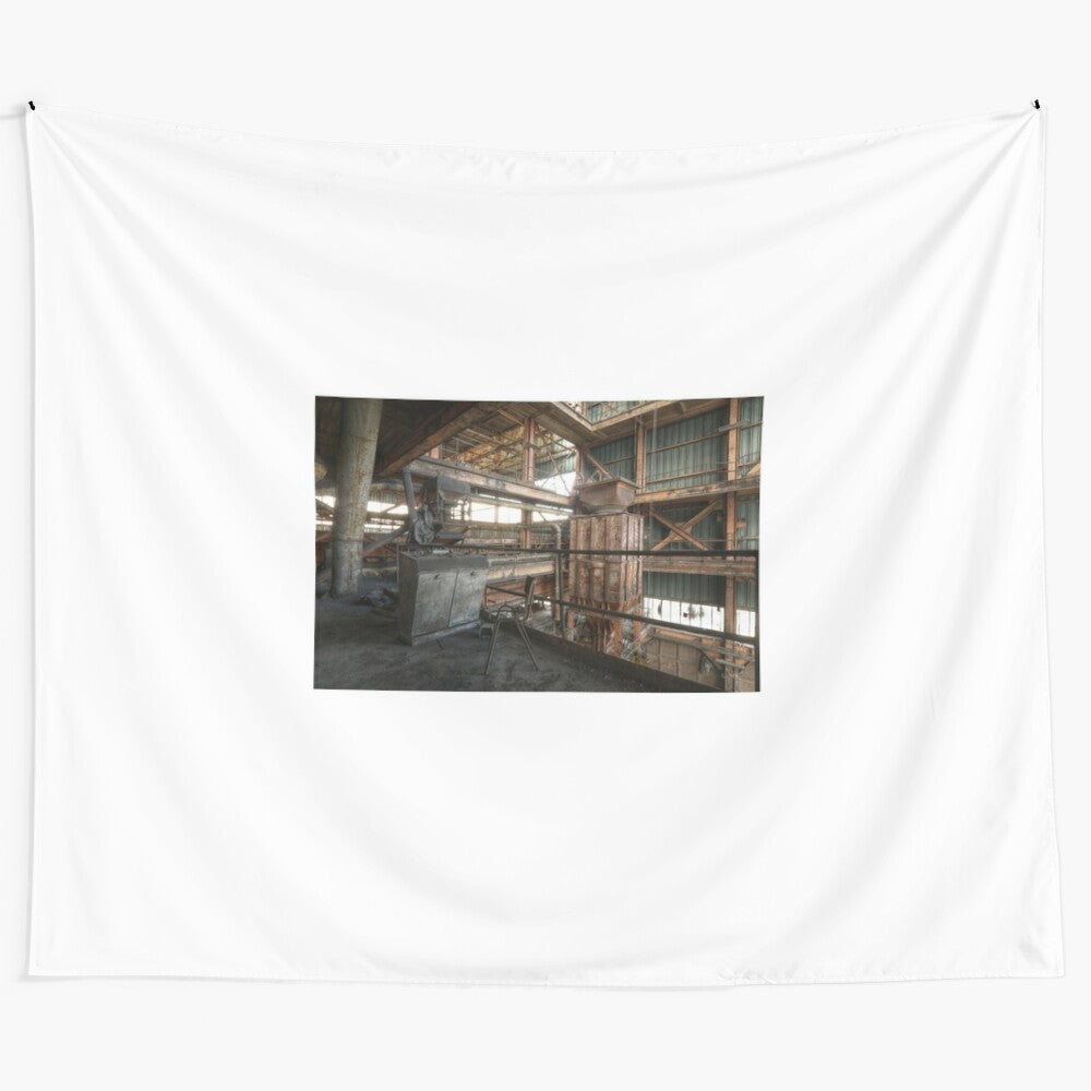 Coke en Stock 02 Tapestry - Urbex, Abandoned Factory Exploration, Fine Art Photography