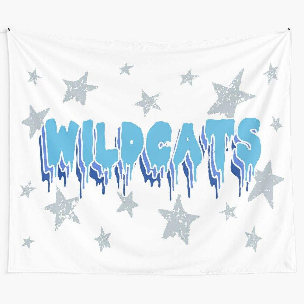 Wildcats Drip Tapestry with UNH Wildcat Design