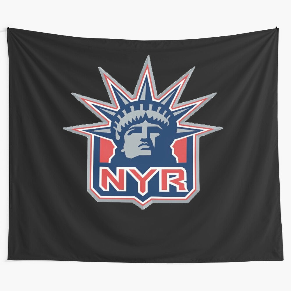 Stylized alternative design for a New York Rangers hockey jersey