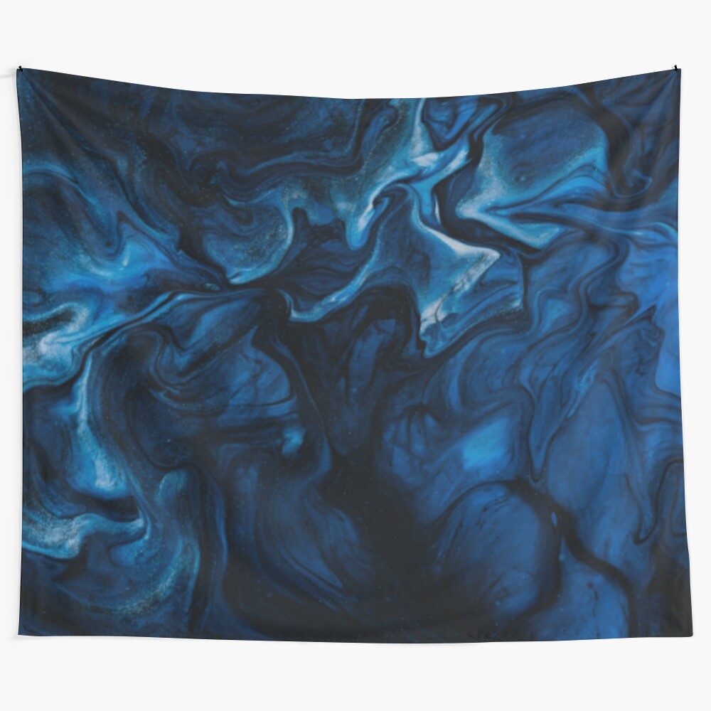 Stunning abstract tapestry with nature and world map elements