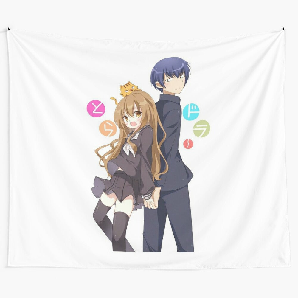 Toradora-inspired tapestry featuring the adorable Taiga Aisaka