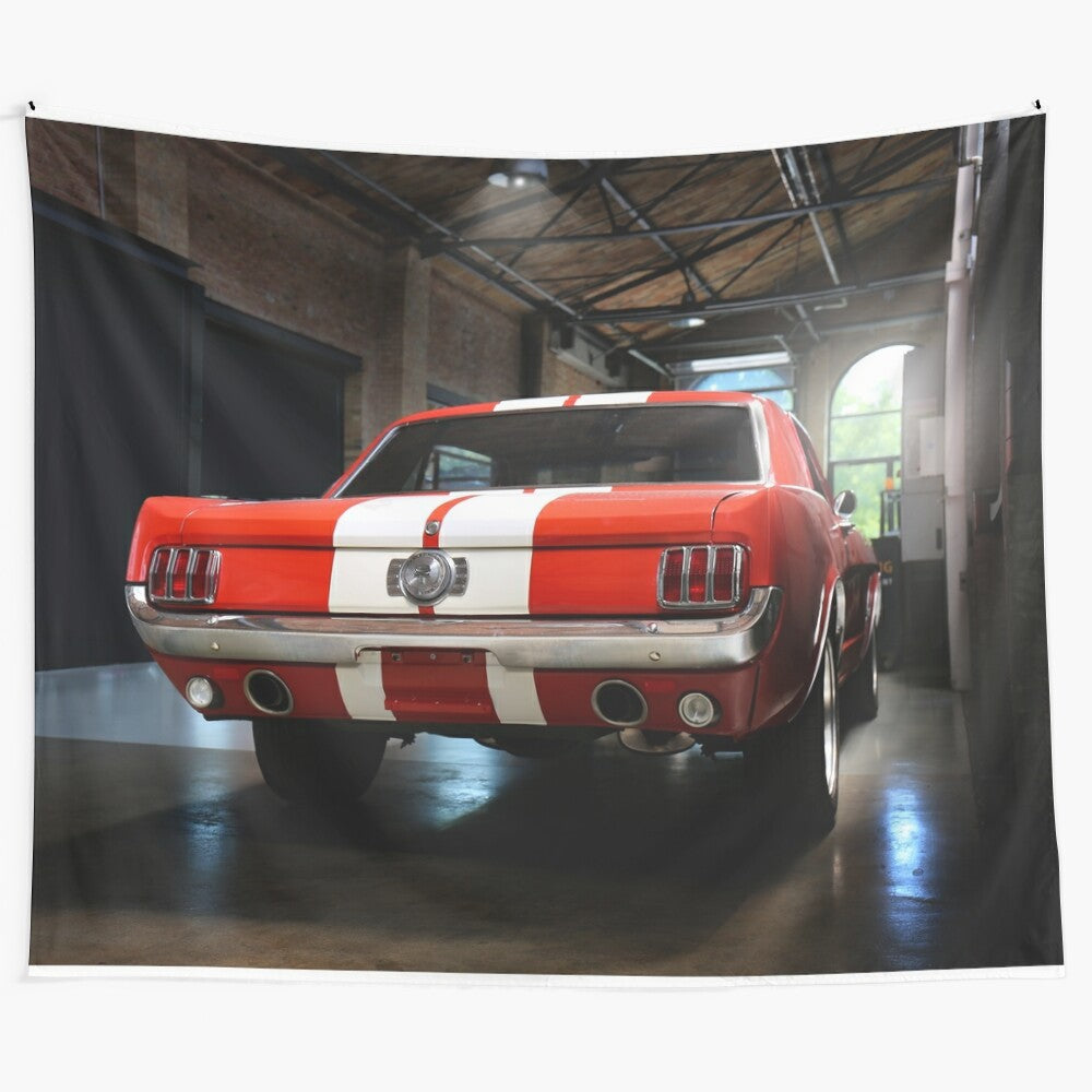 Ford Mustang Inspired Tapestry Wall Art