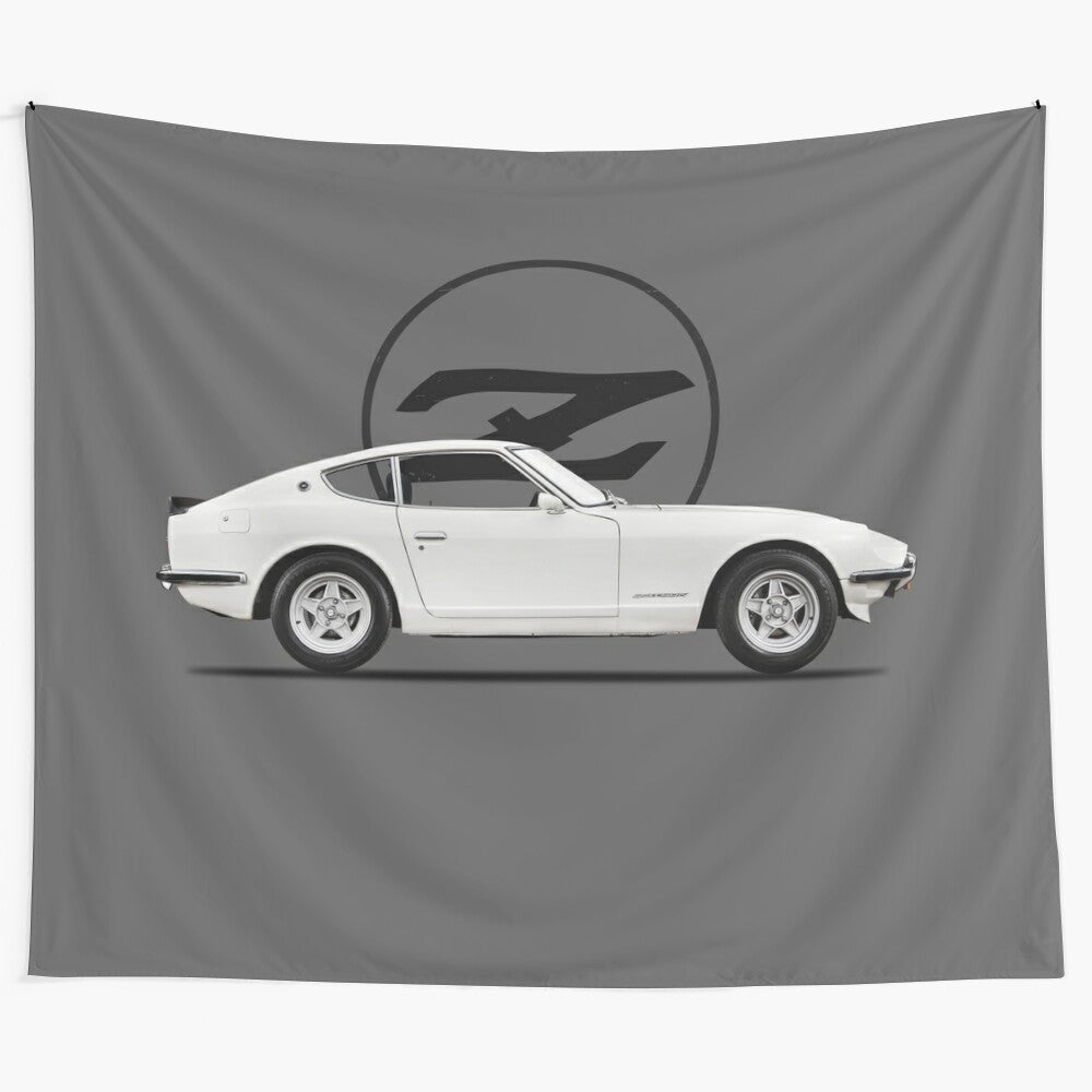 Datsun 240Z Tapestry - Capturing the Essence of a Classic Sports Car