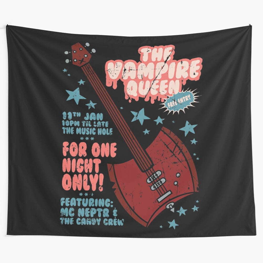 Vampire Queen Music Poster Tapestry featuring Marceline from Adventure Time