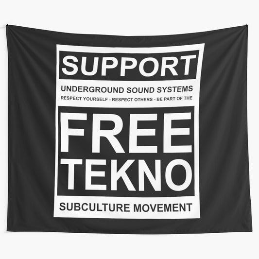 Free Tekno Tapestry - Explore the Tekno Subculture