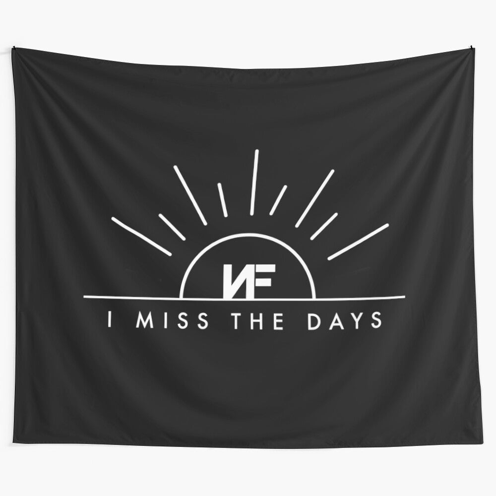 Unofficial "I Miss the Days" Tapestry featuring NF the rapper