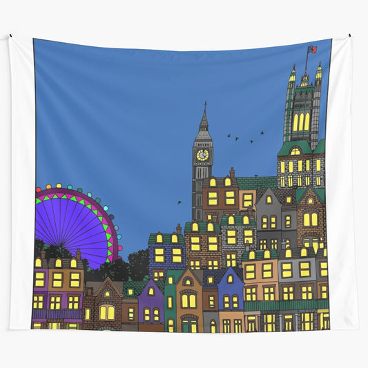 Vibrant places tapestry featuring scenic landscapes