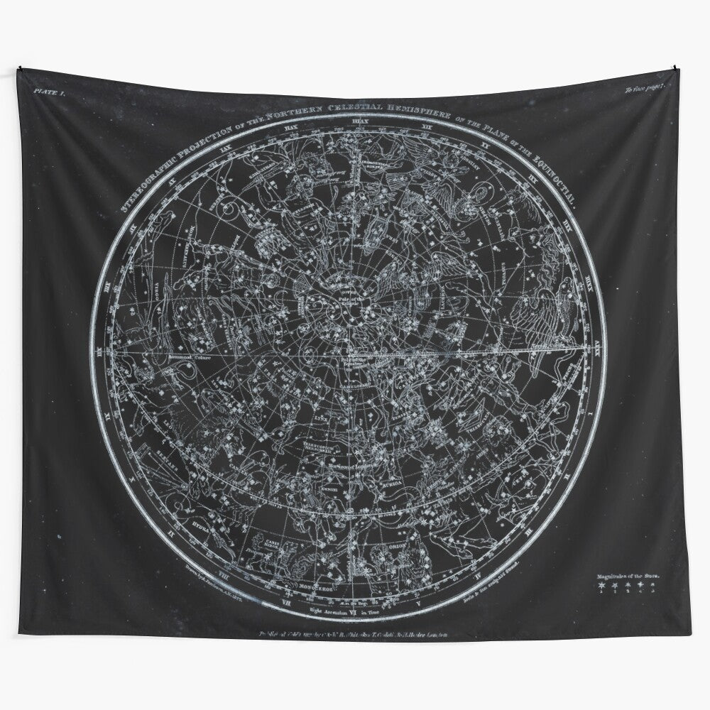 Constellations of the Northern Hemisphere Tapestry Wall Decor