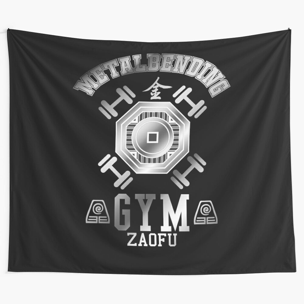 Metalbending Gym Inspired Tapestry Wall Hanging