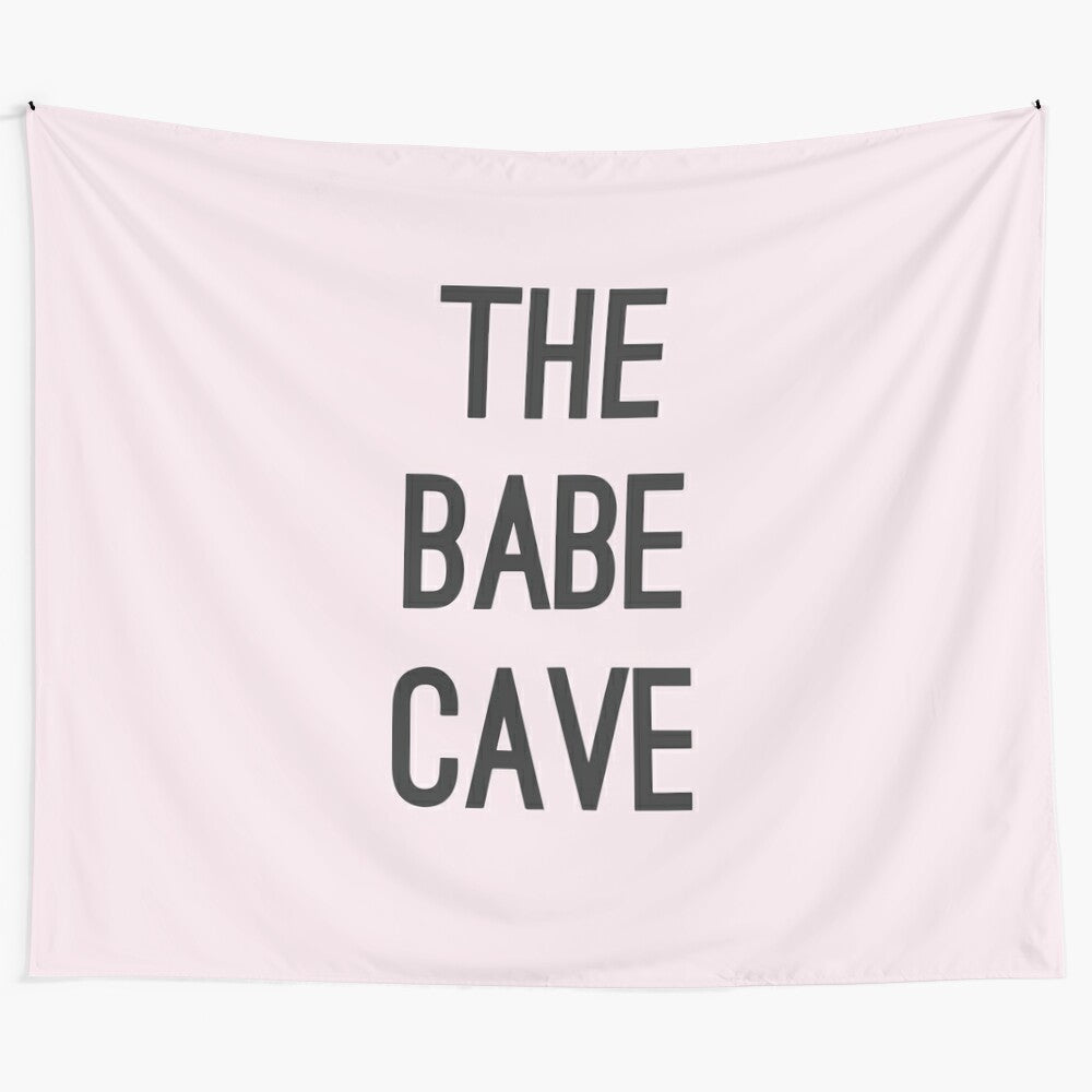 Babe Cave Tapestry, Trendy College Dorm Wall Hanging