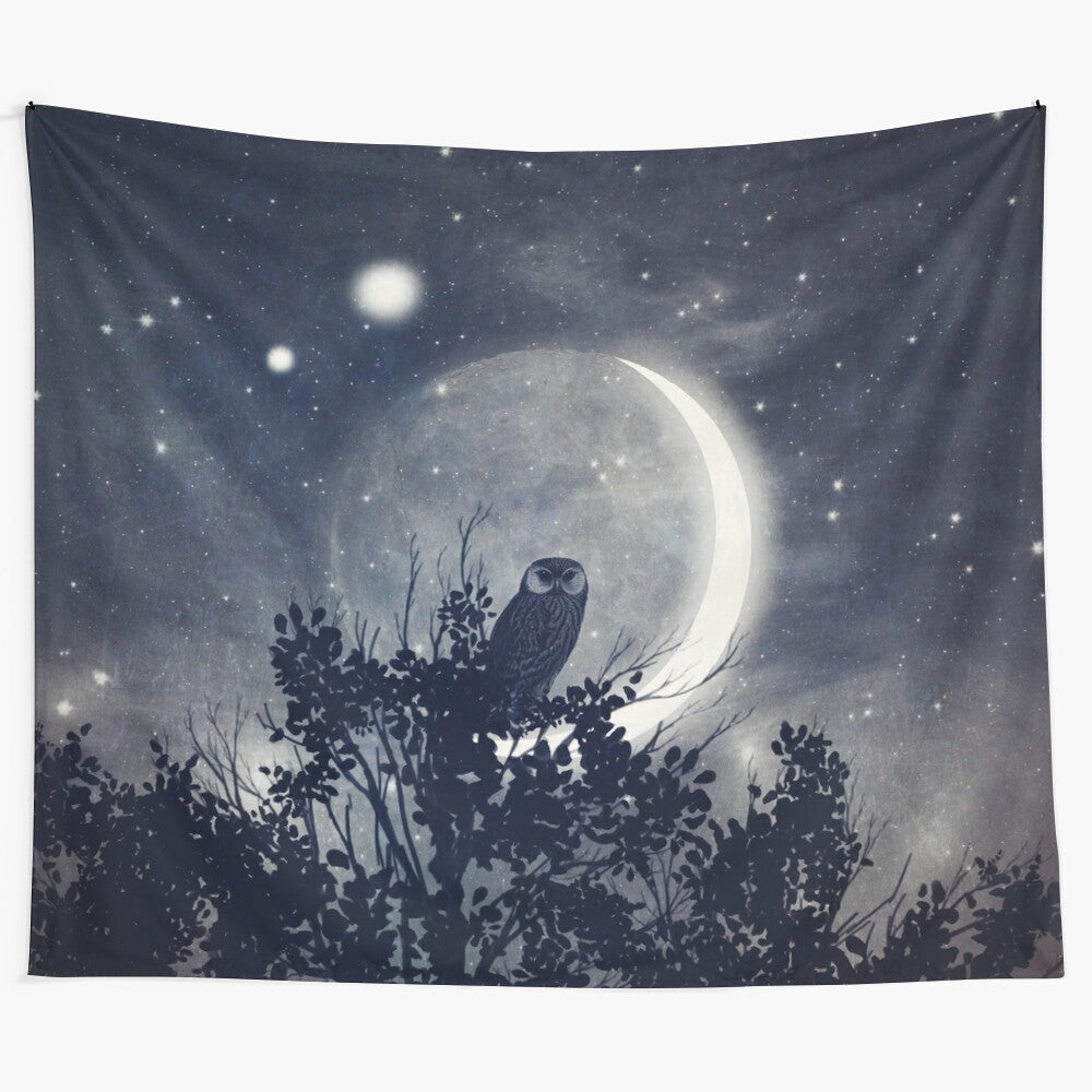 Enchanting tapestry depicting the night sky with Venus and Jupiter