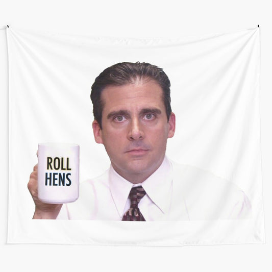 University of Delaware "The Office" inspired tapestry featuring Michael Scott