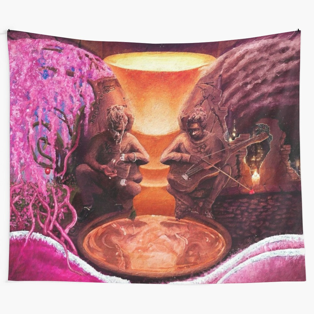 Young Thug Punk Themed Tapestry