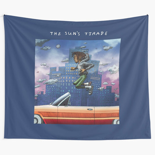 Tapestry featuring the album art for Isaiah Rashad's 'The Sun's Tirade'