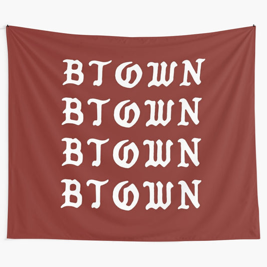 Btown-Inspired Tapestry with IU Hoosiers Logo