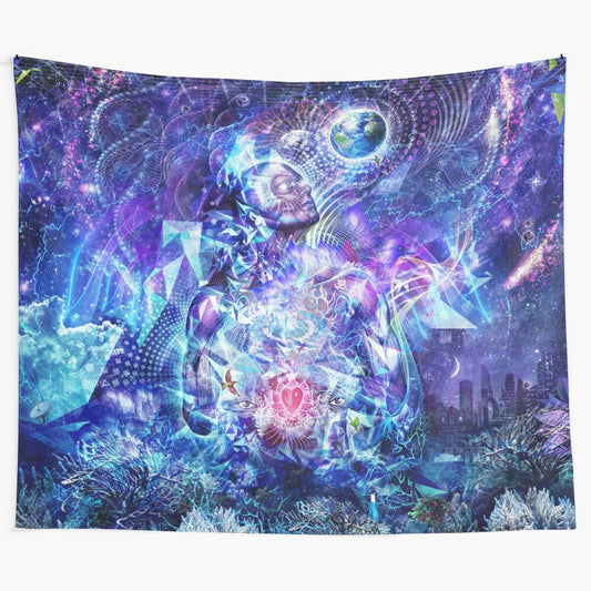 Transcension Tapestry - Visionary art for spiritual and mental wellness