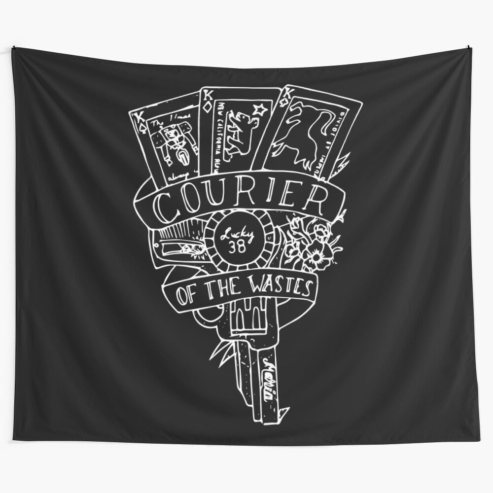 Courier-Inspired Fallout New Vegas Themed Tapestry