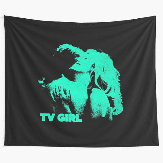 Tapestry featuring TV Girl French Exit album artwork and music elements