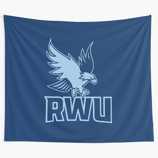 RWU Hawks Tapestry - Decorative Wall Hanging for College Dorm