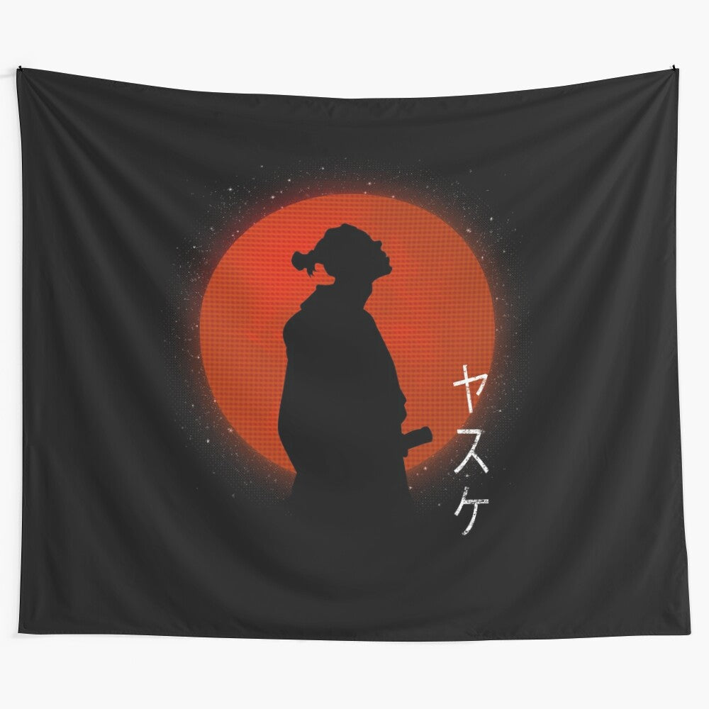 Yasuke Tapestry - Depicting the African Samurai's Warrior Prowess