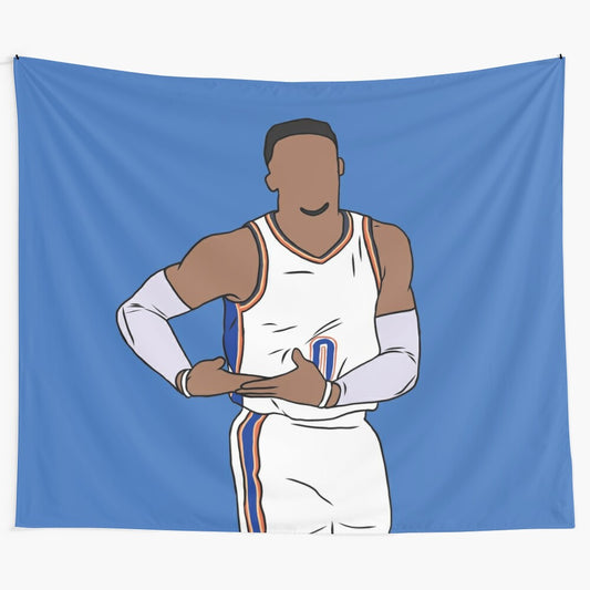 Russell Westbrook Tapestry Wall Art