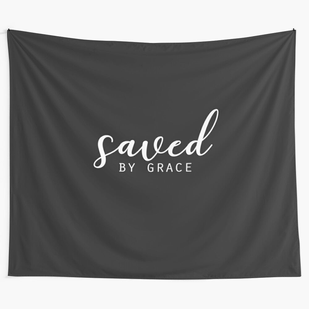 Christian quote tapestry with motivational and inspirational text