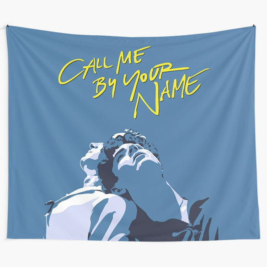 Call Me by Your Name Inspired Tapestry Wall Hanging with Elio and Oliver