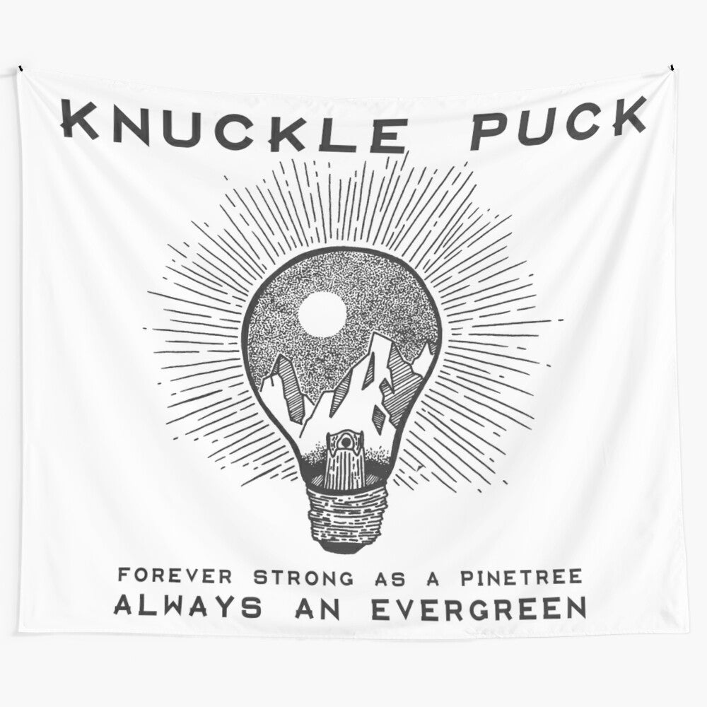 Knuckle Puck inspired pop punk music tapestry