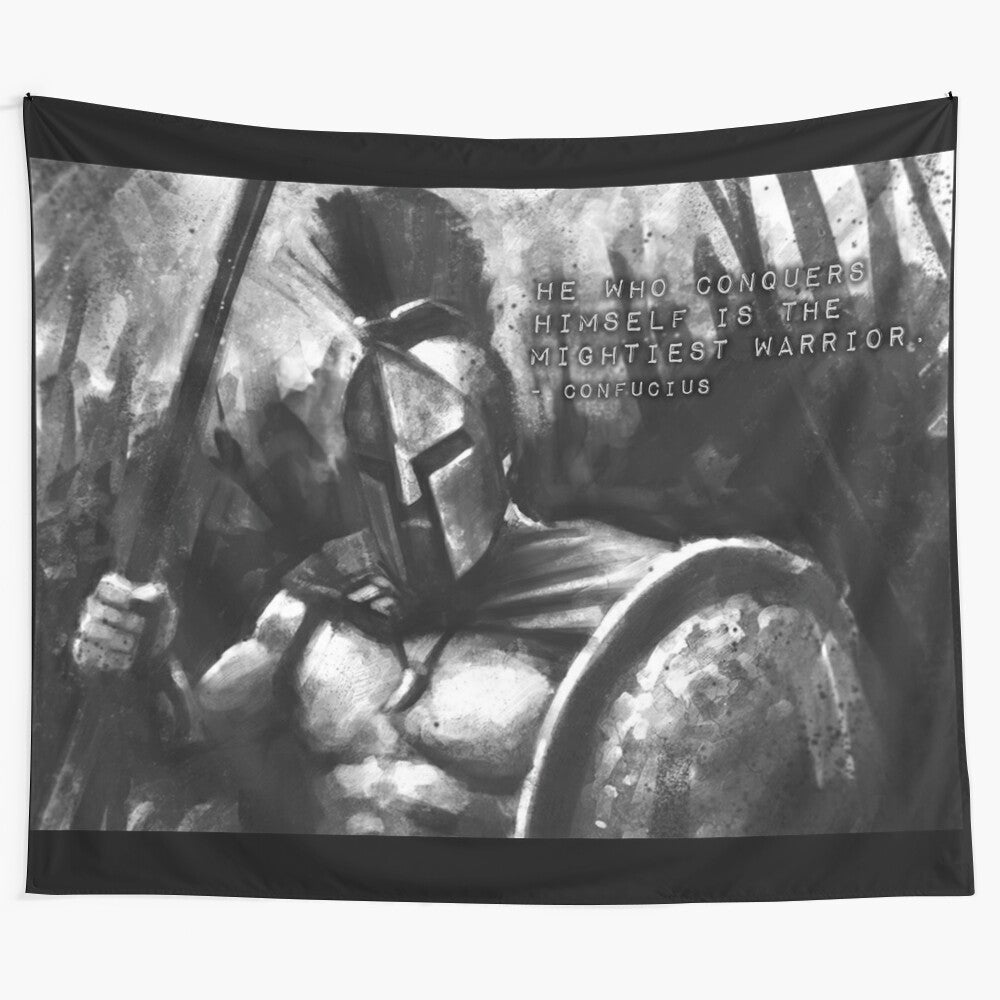 Bodybuilding Inspirational Quote Tapestry