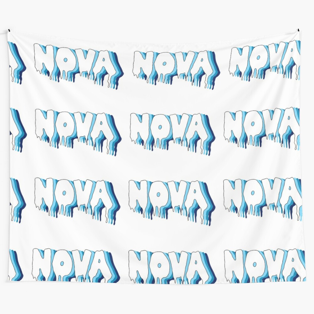 Nova Drip Tapestry - Vibrant and Trippy Wall Decor