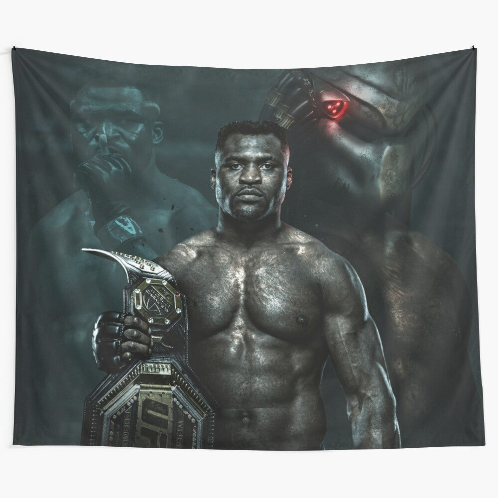 Francis Ngannou, MMA fighter, tapestry wall art