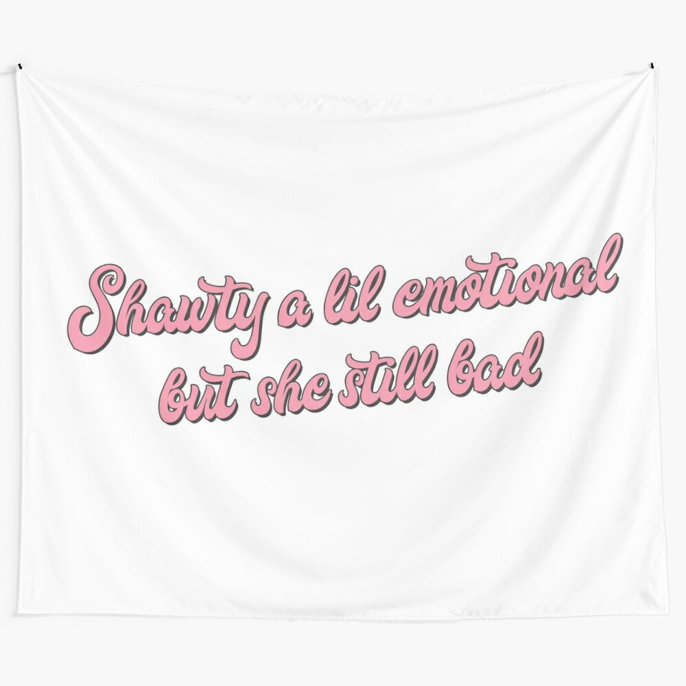 Shawty Emotional Tapestry Wall Hanging