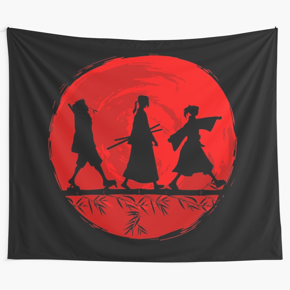 Samurai Tapestry featuring characters from the anime series Samurai Champloo