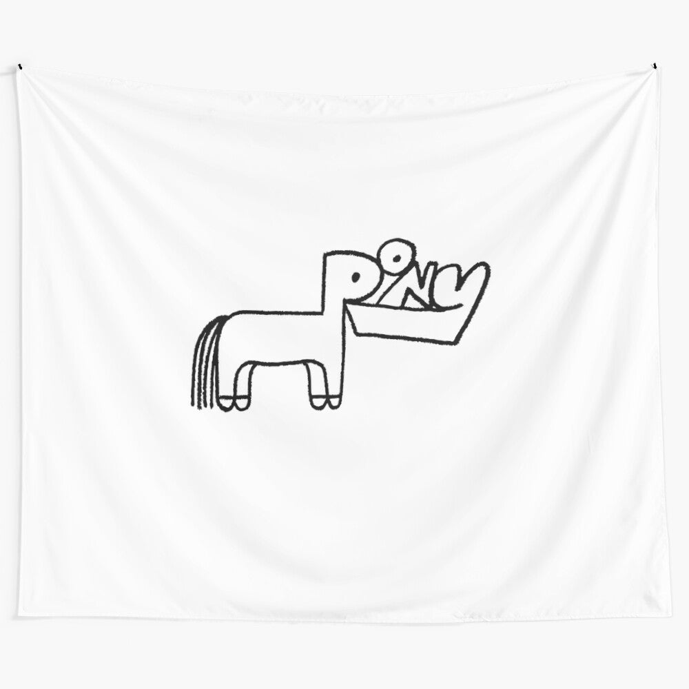 Pony Rex Orange County Inspired Tapestry