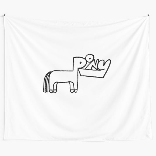 Pony Rex Orange County Inspired Tapestry