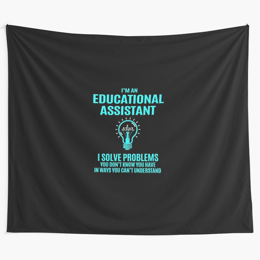 Educational Assistant T-Shirt with "I Solve Problems" Graphic