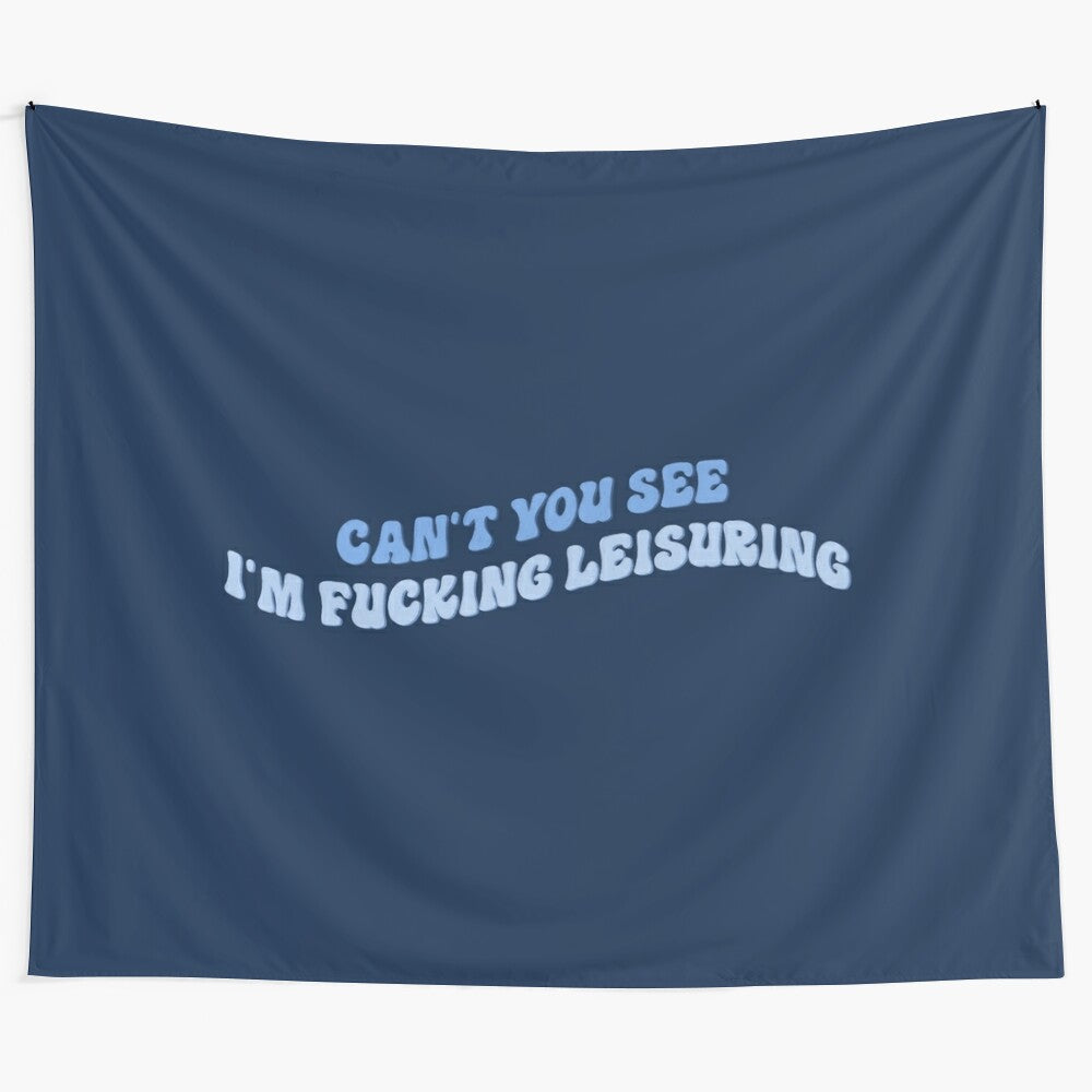 Jenna Marbles and Julien Solomita themed tapestry with a humorous and relaxing design