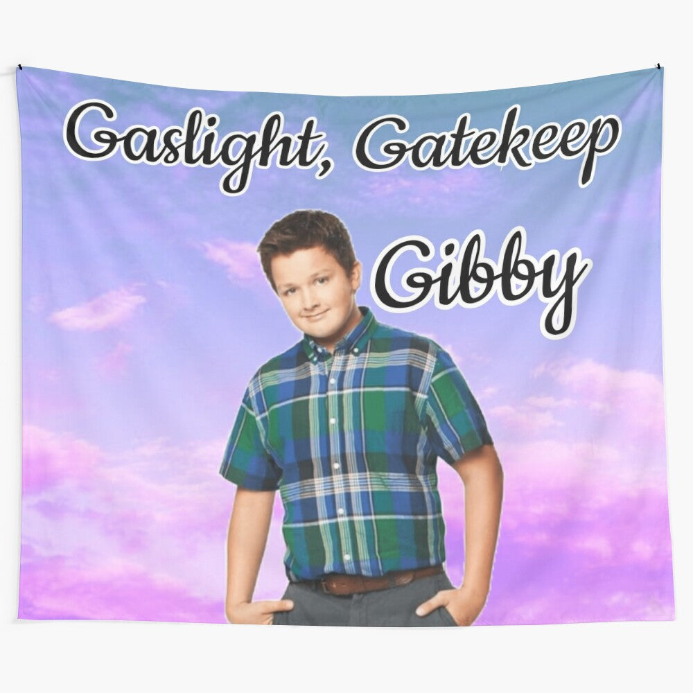 Gibby from iCarly-inspired tapestry wall hanging