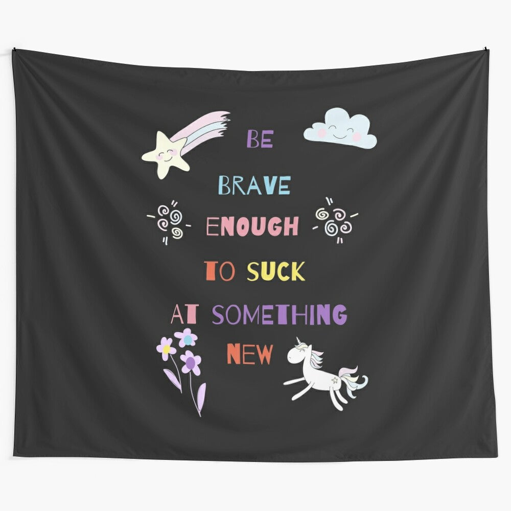 Inspiring educational quotes tapestry wall hanging