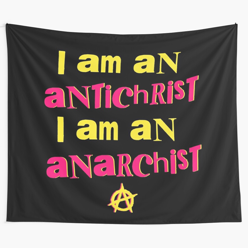 Anarchist Antichrist punk rock music tapestry