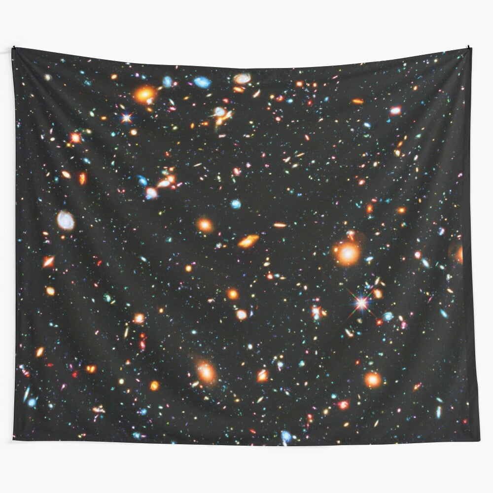 Hubble Extreme Deep Field cosmic imagery tapestry